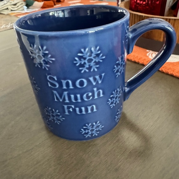 Threshold Navy Snowflake Mug - Picture 2 of 3
